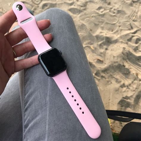 light pink apple watch band